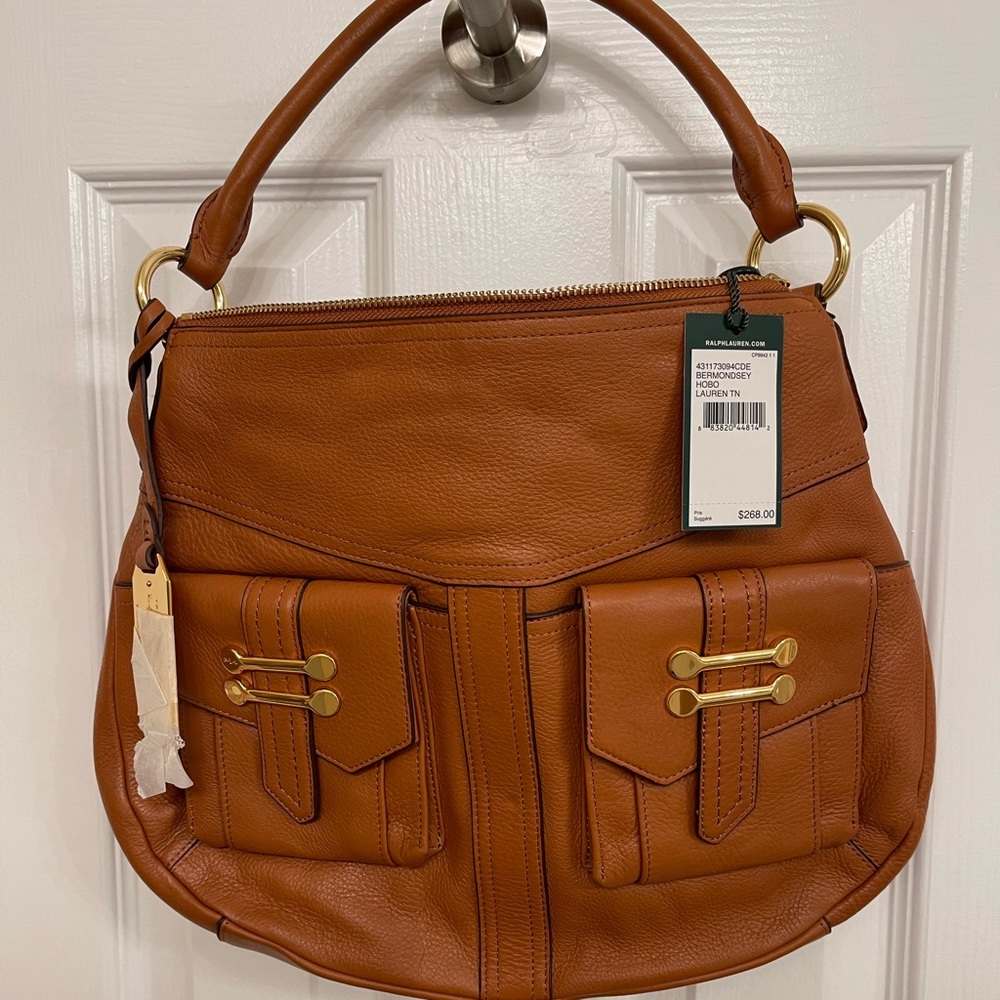 Brand NEW genuine leather Ralph Lauren handbag